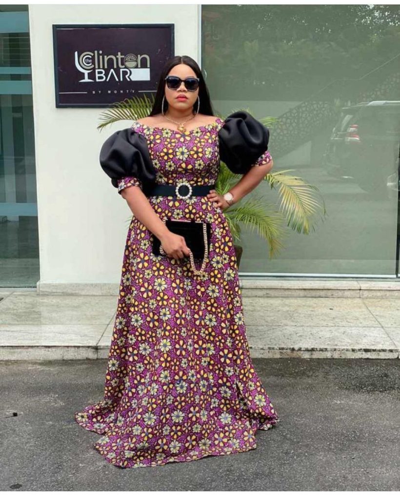 Ankara Maxi Long Gown Styles Collections for Ladies