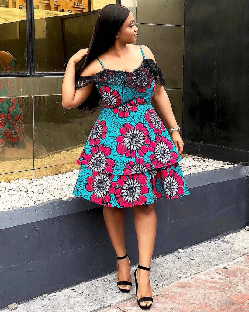 Ankara short gown