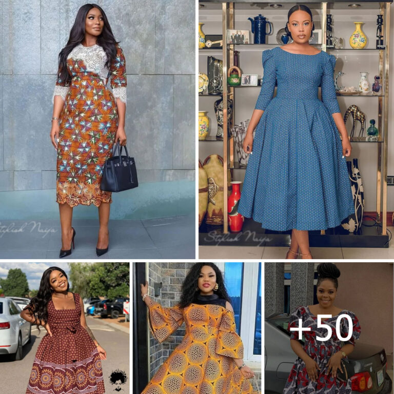 Over 25 Modest Yet Vibrant Ankara Short Gown Styles For African Women