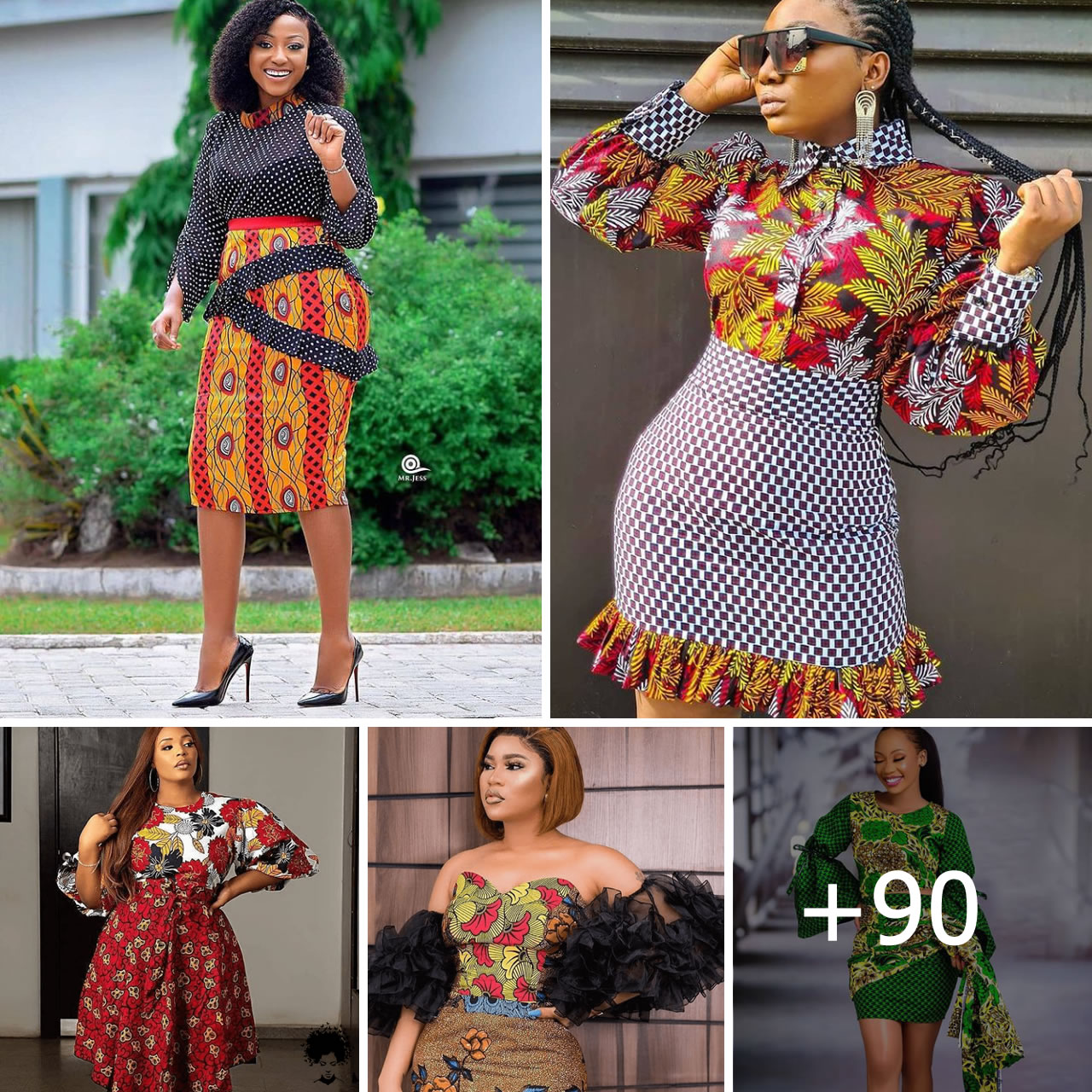 90 PHOTOS: Creative Ideas For Ankara Skirts You Should Rock For a ...