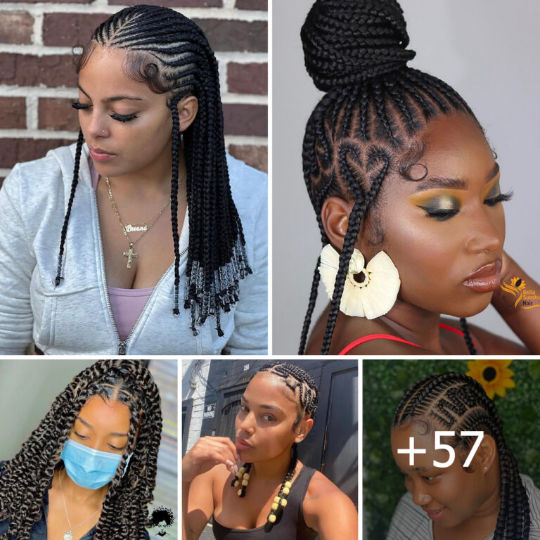 Hottest Ghana Braids Hairstyle Ideas for 2024 (46) – YEOX