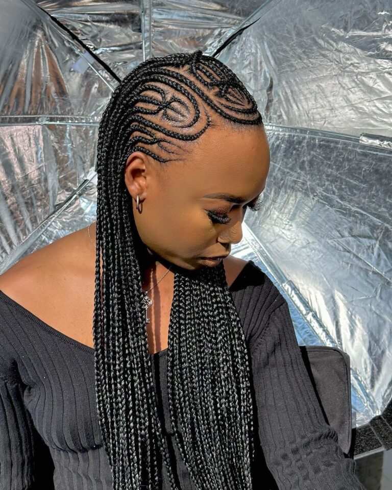 [GALLERY] – Hottest Ghana Braids Hairstyle Ideas for 2024 (5) – YEOX