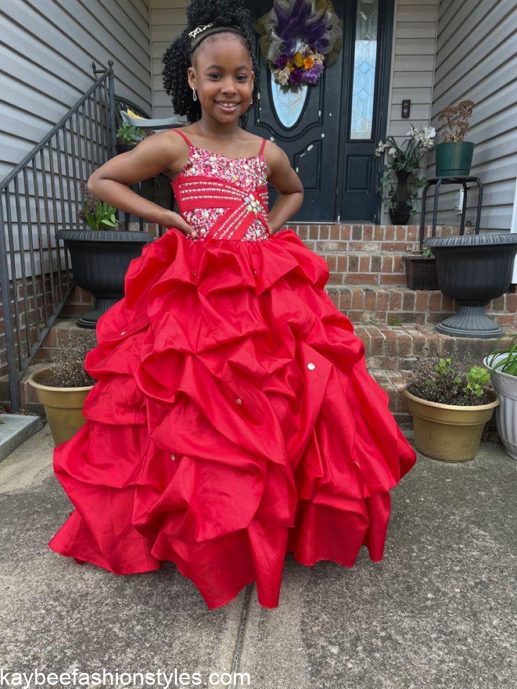 Latest Christmas Gown Styles for Little Girls in Nigeria