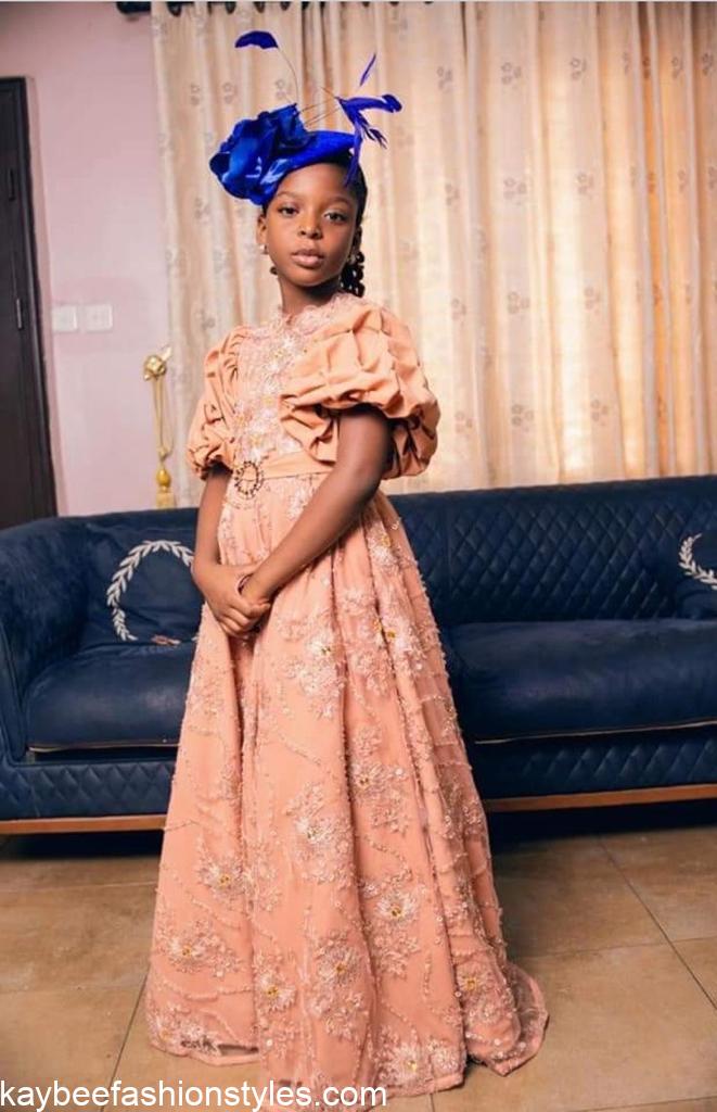 Latest Christmas Gown Styles for Little Girls in Nigeria