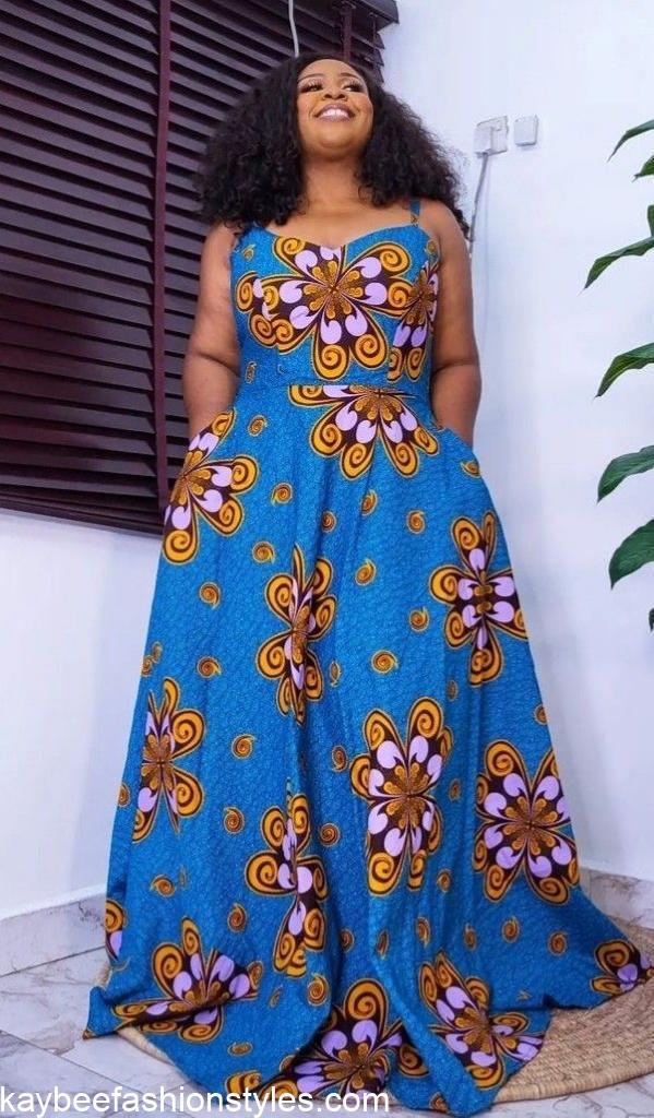 Latest Ankara Free Gown Styles