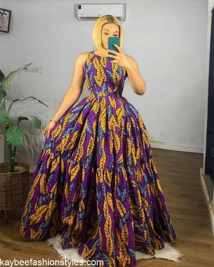 Latest Ankara Free Gown Styles